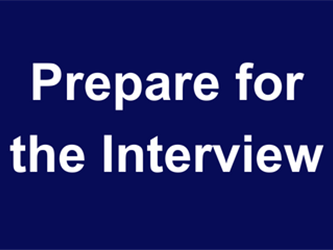 Prepare for the Interview